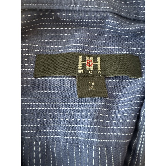 Helly Hansen Shirt Mens XL Blue Button‎ Up Long Sleeve Pocket Career Office - Picture 3 of 7
